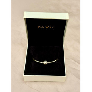 正品 PANDORA Moments 經典手環 潘朵拉 硬環 925純銀