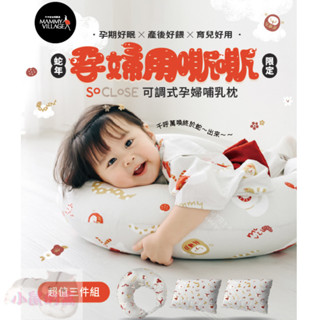 六甲村 SoClose 輕餵可調式孕婦哺乳枕 授乳枕 哺乳枕 孕婦枕 側睡枕 媽媽枕 【公司貨】小鼠的窩🌸