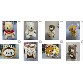 二手近新玩偶/抱枕/填充玩具/小熊維尼/學校熊/飛龍/拉拉熊/拉布布