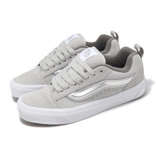 Vans Knu Skool 休閒鞋女鞋 灰 銀 厚底 低筒