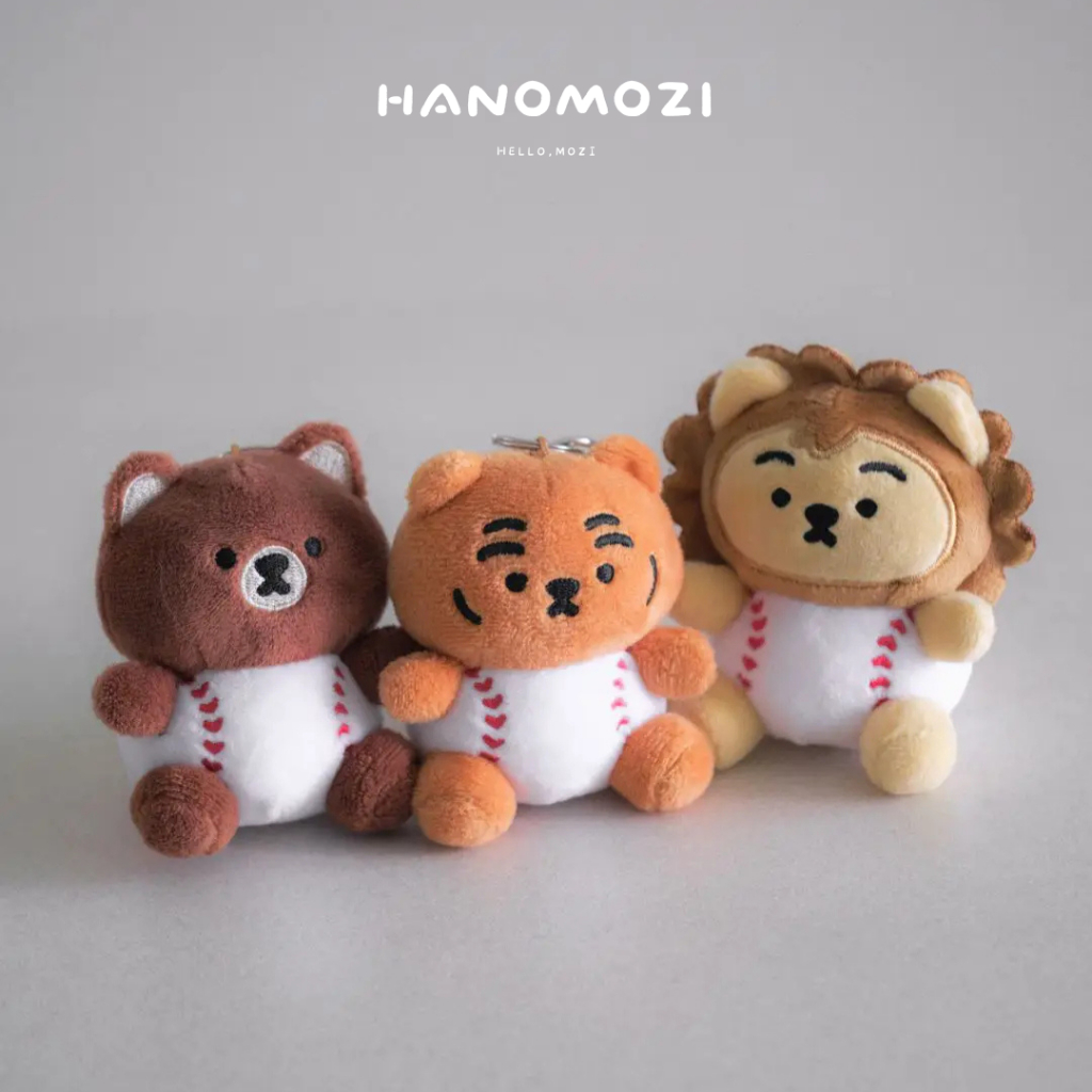 𝙃𝙖𝙣𝙤𝙢𝙤𝙯𝙞 - MUZIK TIGER 棒球玩偶吊飾 鑰匙圈 掛飾 應援紀念 棒球主題 韓國代購 無業老虎 胖虎