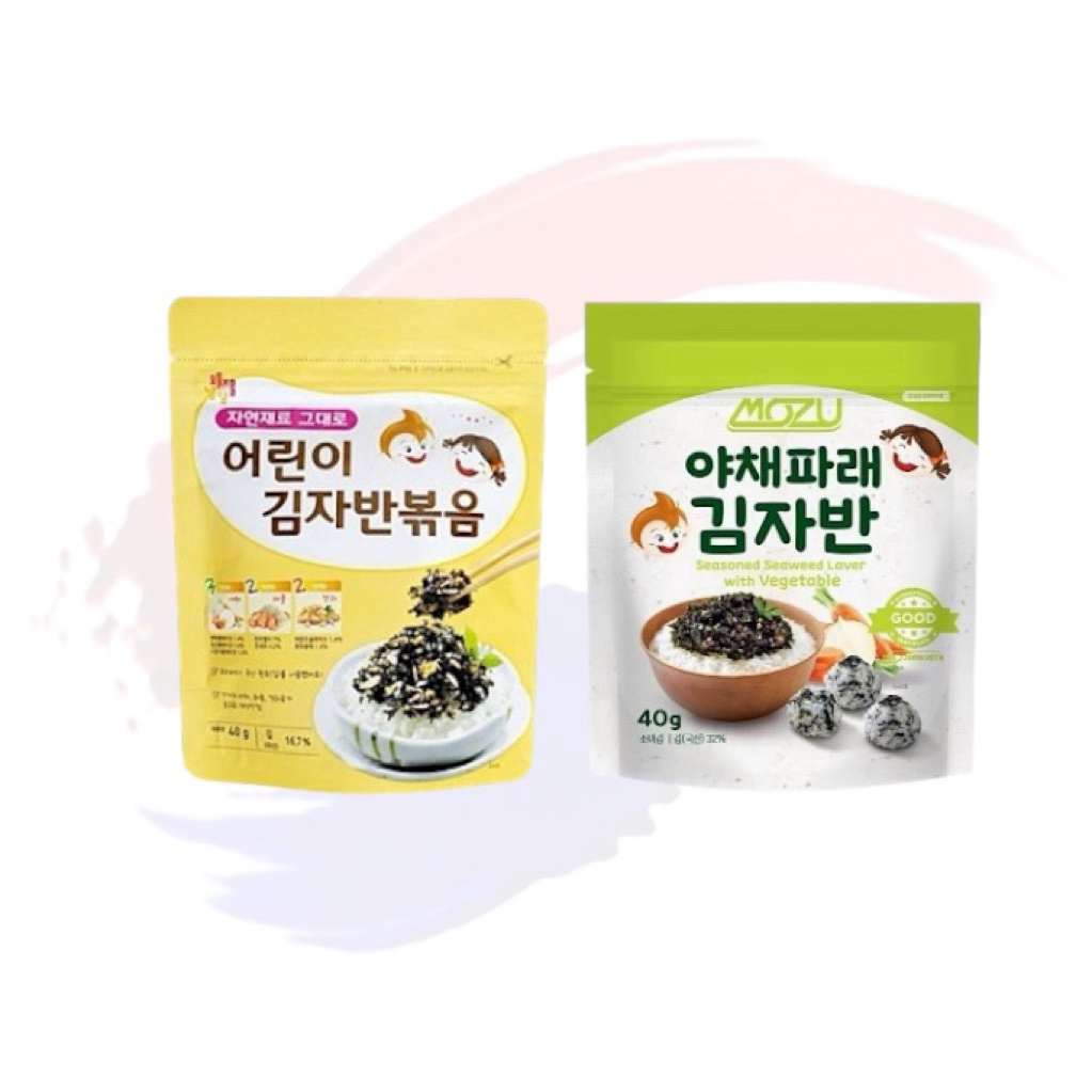 【韓國忠清南道】韓國 天明 MOZU 海苔酥 飯糰 兒童 小孩 韓國拌飯料 炒海苔 堅果 低鹽 蔬菜