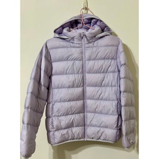日本優衣庫 Uniqlo ULTRA LIGHT DOWN 特級輕型羽絨連帽外套 大童 150 二手 無破損