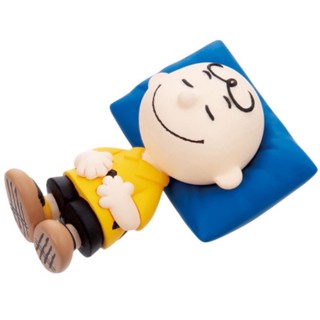日本帶回 史奴比 PEANUTS 查理布朗 輕鬆躺枕擺飾 扭蛋