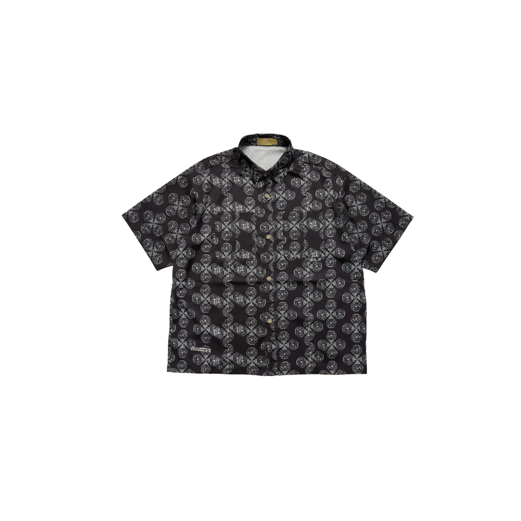 JINEASTERNAU Jin-easternau 青花番蓮紋扁壺襯衫 金JIN-EASTERNAU