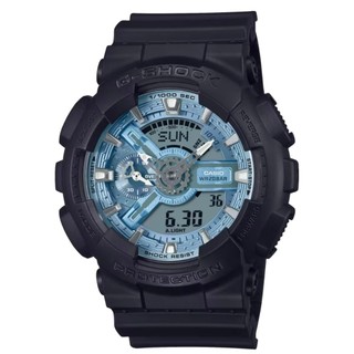 CASIO 卡西歐 G-SHOCK 大膽撞色雙顯電子錶 多功能200米防水 冰藍色/鼠尾草綠色/金銀雙色GA-110CD