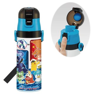 SKATER 精靈寶可夢 保冷專用 超輕量不鏽鋼水壺 470ml 角色集合 AT66491