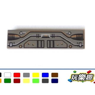 玩樂趣 LEGO樂高 2431px2 1*4 星戰電路板印刷 平板/滑磚 二手零件 2C10D