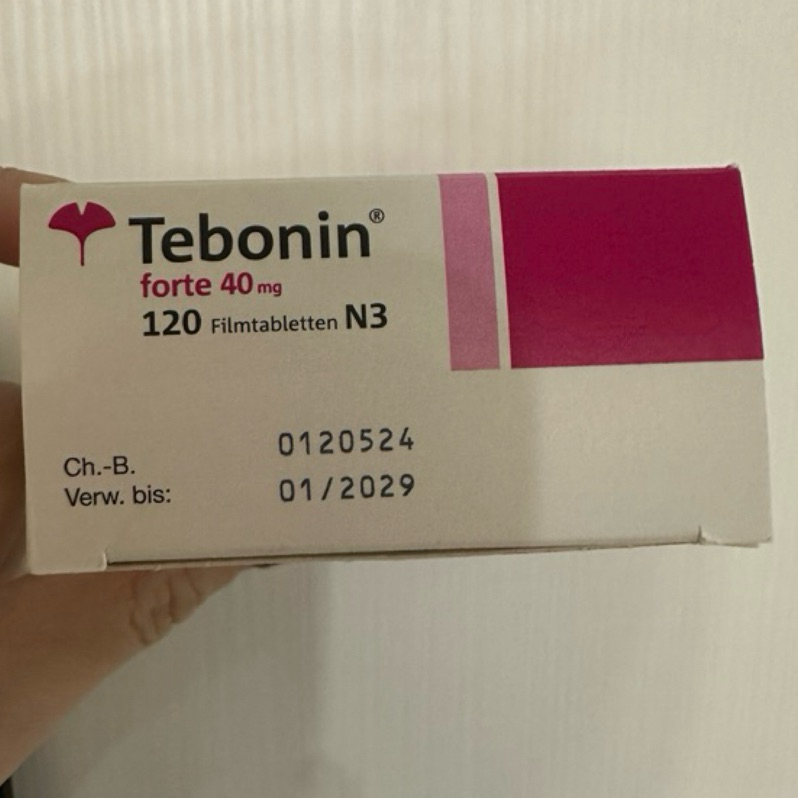 現貨當天寄 德國 Tebonin 銀杏 標本