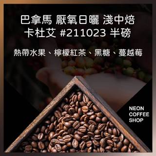 ≡ 附發票 ≡ 巴拿馬 阿爾鐵裡莊園 卡杜艾 #211023 厭氧日曬 淺中焙．半磅．咖啡豆．霓虹咖啡
