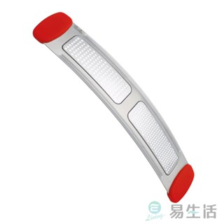 【易生活】Fissler Q 不鏽鋼兩面紅色矽膠刨絲器 30x6.5 公分