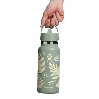 【線上體育】HYDRO FLASK 24oz / 32oz 寬口吸管真空保溫鋼瓶 原色/萊姆綠 原色/紫羅蘭