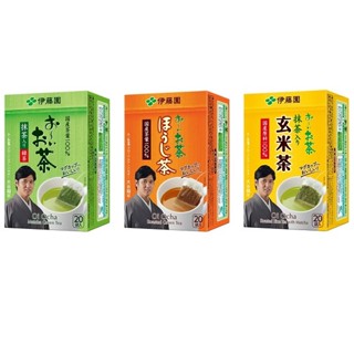 +爆買日本+ 伊藤園 大谷翔平 限定包裝 ITOEN 焙茶/抹茶入綠茶/抹茶入玄米茶 茶包 20袋入日本原裝