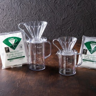 三洋 花瓣濾杯 手沖咖啡組(濾杯+濾紙+下壺) Tritan™《vvcafe》