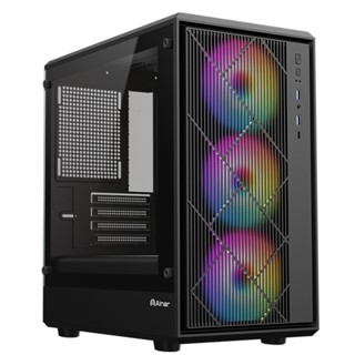 AINAR 艾納爾 M200/M200T Crystal M-ATX 黑/白 電腦機殼 標配ARGB*3 水晶機殼