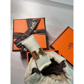 在臺現貨🧡11850 愛馬仕 Hermes Olympe 戒指 寬版 金棕 玫瑰金 M