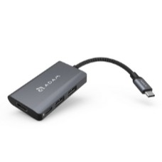 (聊聊享優惠) 亞果元素 CASA Hub A01m USB 3.1 Type-C 四合一多功能標準集線器 灰