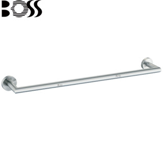 BOSS 304不鏽鋼 霧面刷線 單桿毛巾桿 21001 長63cm 304不銹鋼 單桿毛巾架 臺灣製造