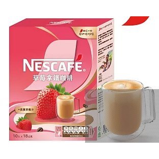 雀巢咖啡 草莓拿鐵咖啡盒裝 10入