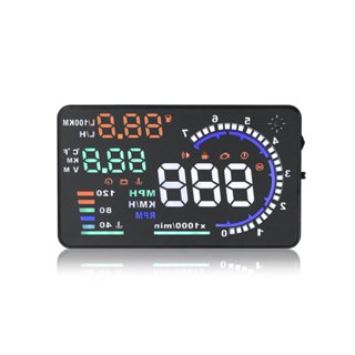 【2024新機版】現貨 免運 A8 HUD 抬頭顯示器 OBD2 行車電腦 可同時顯示時速 轉速 水溫 油耗 臺灣保固