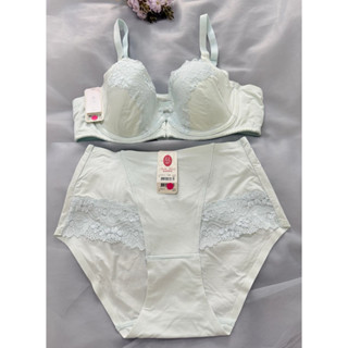 曼黛瑪璉 登瑪朵 綻美前扣內衣 B80 C75 高腰內褲 M