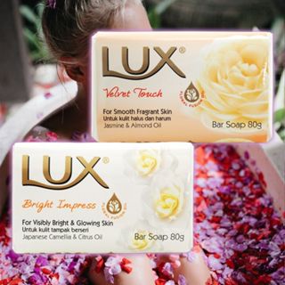 LUX 麗仕 香氛皂(80g) 款式可選 香皂 滋潤養膚 花香 洗澡皂 洗手 白皙煥彩 精油【小三美日】DS025222