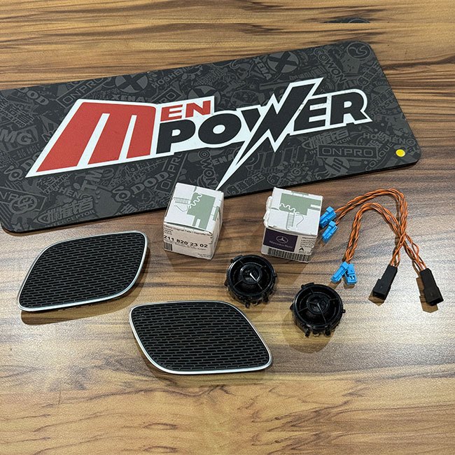 賓士 A級 W177 V177 原廠柏林後門高音喇叭+原廠樣式高音喇叭蓋+專用線組 原車無柏林車款專用 禾笙影音館