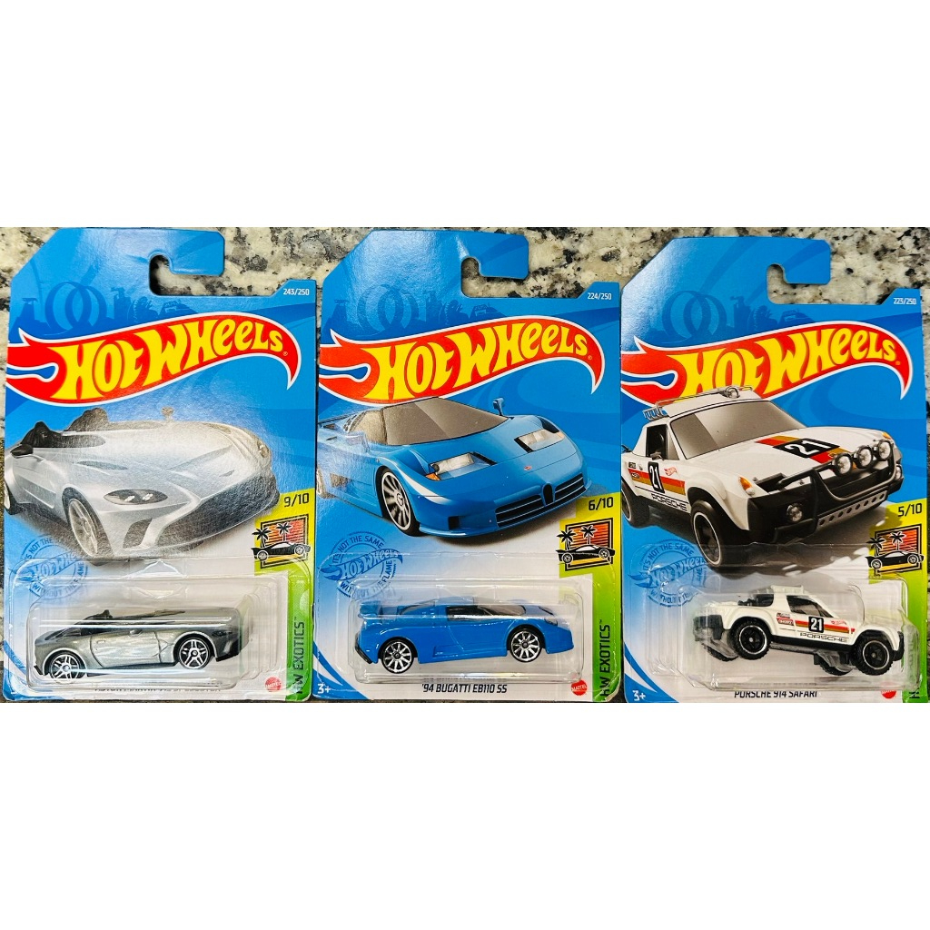 《正版》風火輪 Hot Wheels-奧斯頓馬汀 布加迪 EB110 SS PORSCHE 914 SAFARI