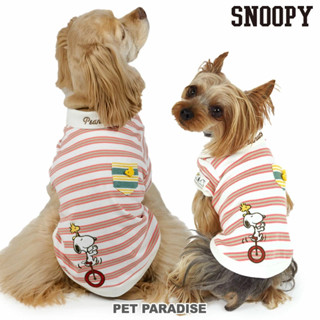 【PET PARADISE】史奴比條紋棉質上衣 (3S/DSS/DS/S/SM/M)｜SNOOPY 2025新款 中型犬