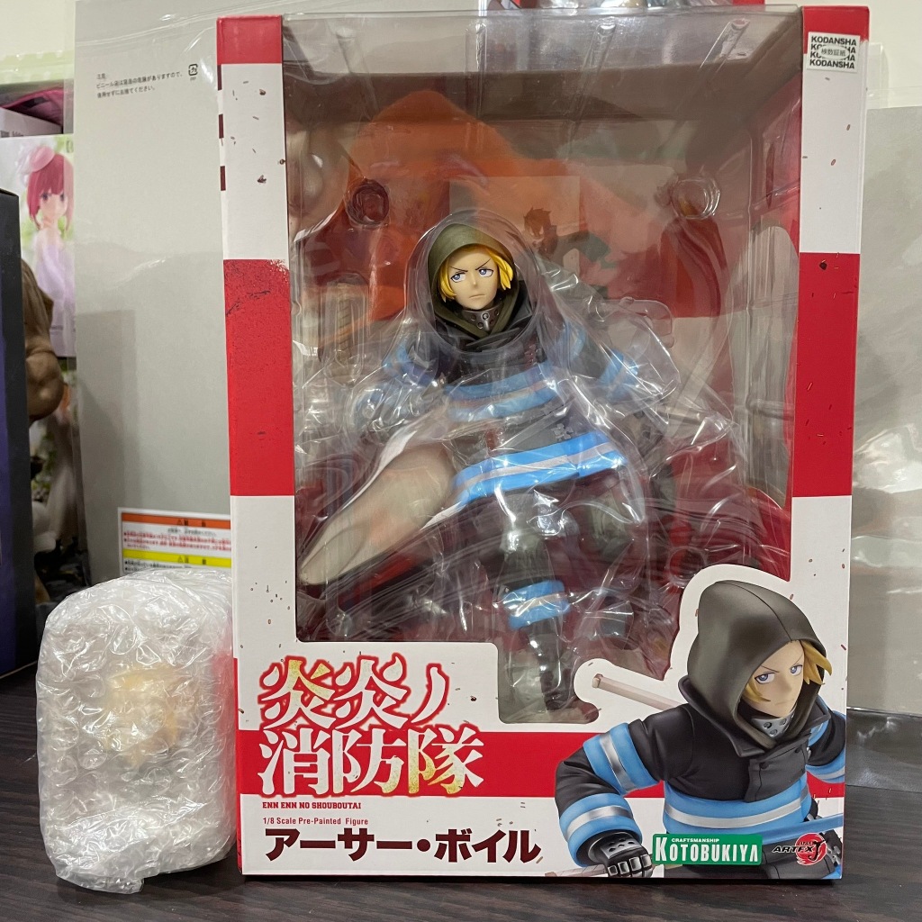 【班尼小棧】含特典 日版現貨 壽屋 ARTFX J 炎炎消防隊 亞瑟·波義耳 1/8 PVC模型 完成品 公仔