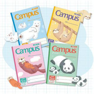 KOKUYO Campus 筆記本 5mm方格 B5 親子動物(4入) 全新 現貨