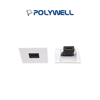 【POLYWELL】資訊盒面板 HDMI模組 180度 HDMI插座 資訊插座 影音訊號插座 插座 模組插座 插座組