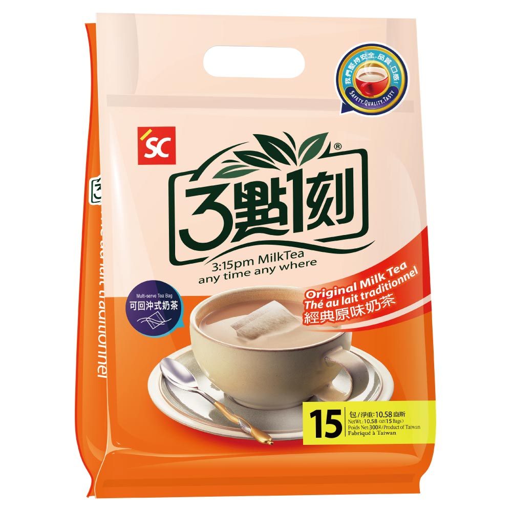 【3點1刻】經典奶茶系列 15入/袋 (經典原味/炭燒/伯爵/玫瑰花果/日月潭/沖繩黑糖)_遊戲兌換