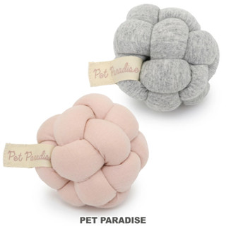 【PET PARADISE】寵物編織鈴鐺玩具/2色 (粉/灰)｜PP CAT系列 2025新款 貓咪玩具