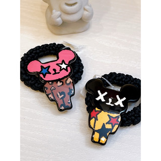 蘋果圓🍎Grain de beaute可愛叉叉黃色衣服外星人，造型髮束