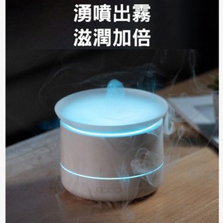 交換禮物🔥 七彩燈光效果 湧霧香薰機 湧噴雲海加濕器(USB電源)香氛機 加濕器 香薰機 擴香機 水氧機 香氛噴霧