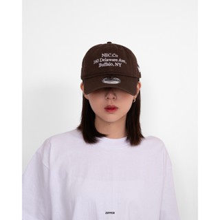 【-ZIPPER-】"現貨"NEW ERA 920UNST CHINO SCRIPT DARK GRAPHITE 咖啡色