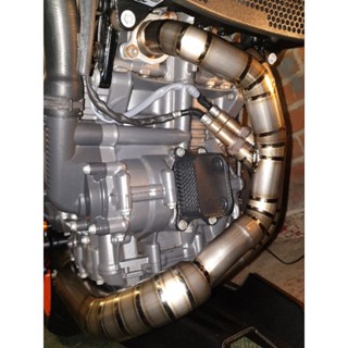 京一MOTO 接原廠 鈦合金 ktm duke790 890 r duke 801 901 前段 排氣管 廢便當