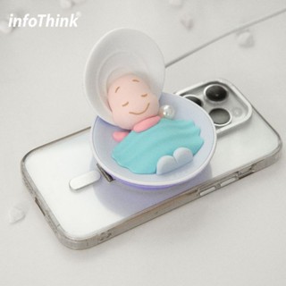 ♥️現貨♥️infoThink 小牡蠣系列磁吸充電盤 牡蠣寶寶磁吸充 magsafe 小牡蠣磁吸充電盤 無線充電盤