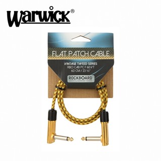 WARWICK ROCKBOARD CAB PC F 30/60CM VT 效果器導線 金色款【敦煌樂器】