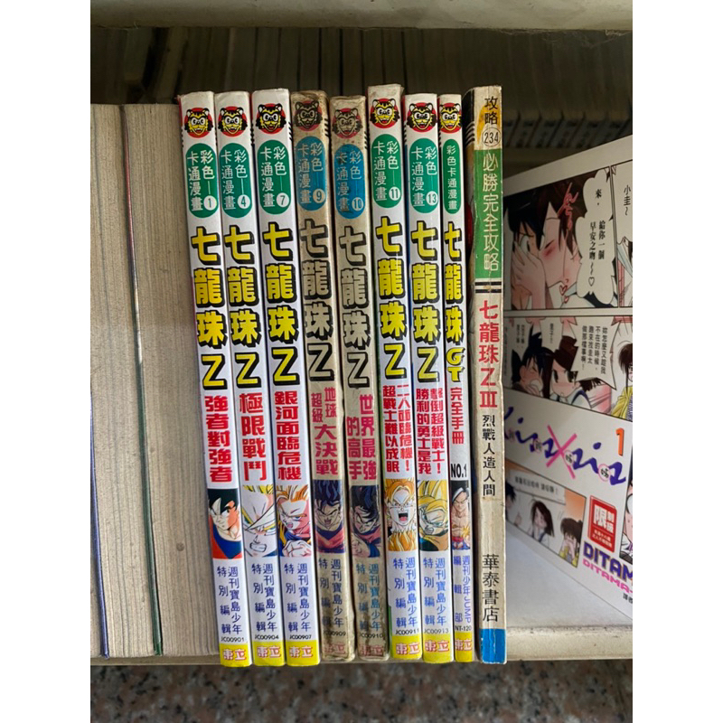 七龍珠Z彩色卡通漫畫1.4.7.9.10.11.13/七龍珠GT彩色卡通漫畫完全手冊/七龍珠Z必勝完全攻略 外章釘 Z6