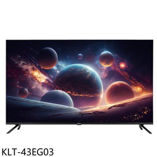 歌林【KLT-43EG03】43吋4K連網智慧顯示器(無安裝) 歡迎議價