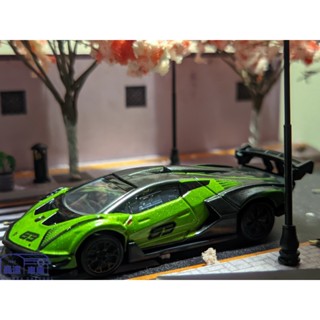 TOMICA PREMIUM 黑盒7 <黑綠> Lamborghini Essence SCV12 模型車 日版未拆