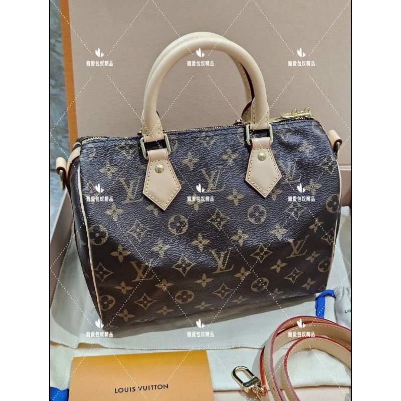 LV m41113 speedy25 老花 背帶款