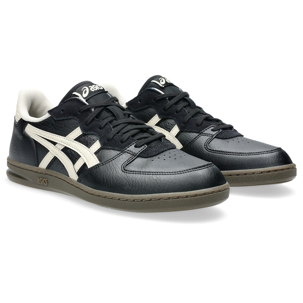 [狗爹的家] ASICS SKYHAND OG 黑 燕麥色 皮革 1203A451-002 男女 中性 復古 休閒鞋