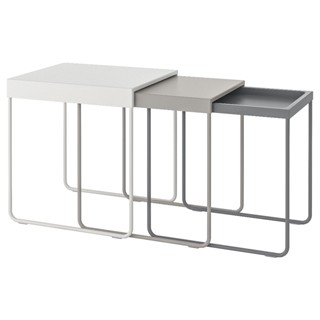 絕版品/北歐LOFT風格IKEA宜家GRANBODA子母桌3件組/茶几邊桌餐桌咖啡桌/三色/二手八成新/特$2980