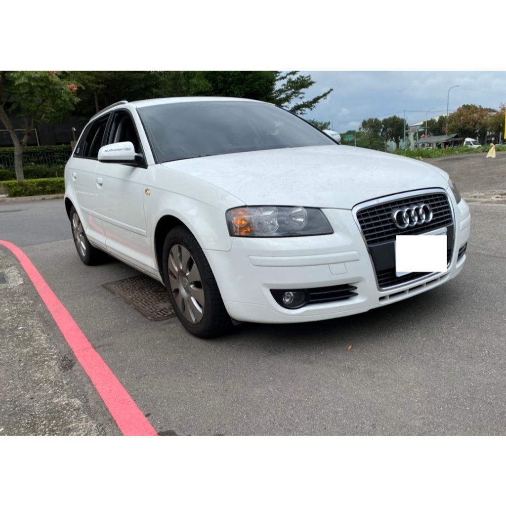 中古車 2008 A3 AUDI 1.4L 白色 掀背車 低稅金 專賣 一手 二手 自用 國產 進口 代步車 休旅車