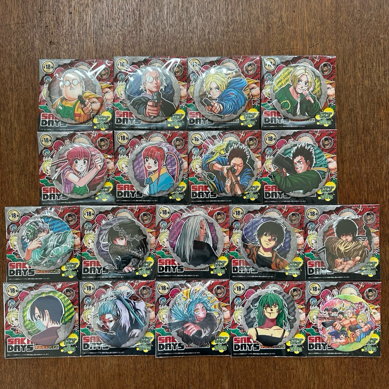 SAKAMOTO DAYS 坂本日常 原畫 徽章 坂本太郎 南雲 赤尾 晶 利音 神神迴 大佛 朝倉新 夏生 真冬 樂