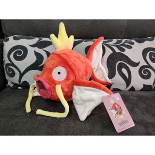 正版授權精靈寶可夢神奇寶貝Pokémon 鯉魚王款娃娃公仔玩偶抱枕25公分全新品