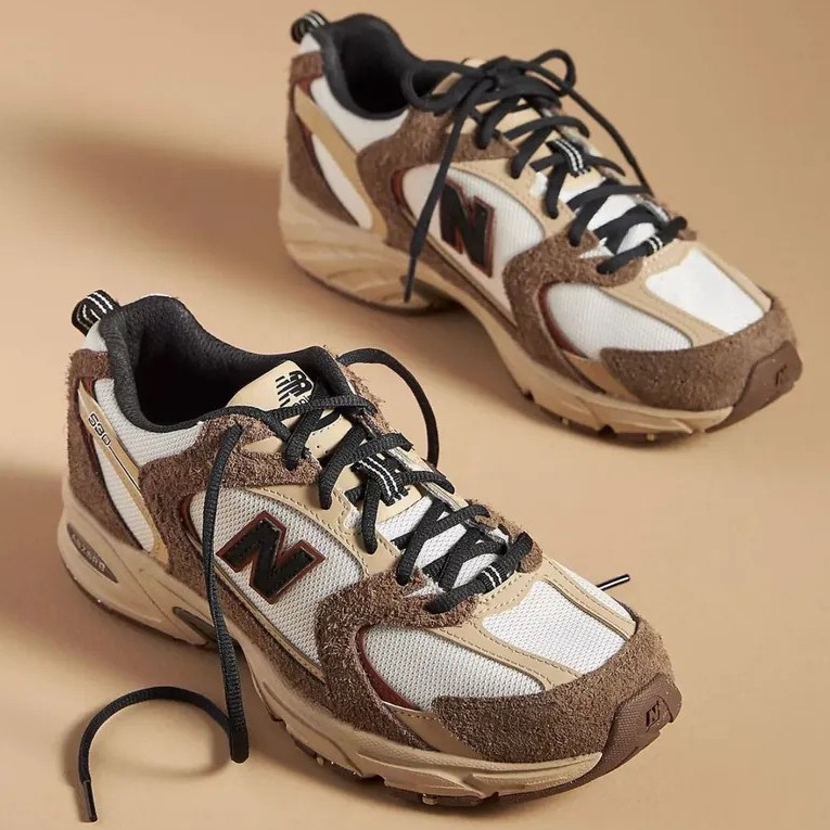 【Focus Store】New Balance 530 棕 白 麂皮 拼接 休閒鞋 NB MR530SNC